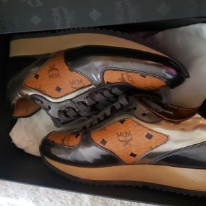 Authentic MCM Sneakers Size 37 Cognac